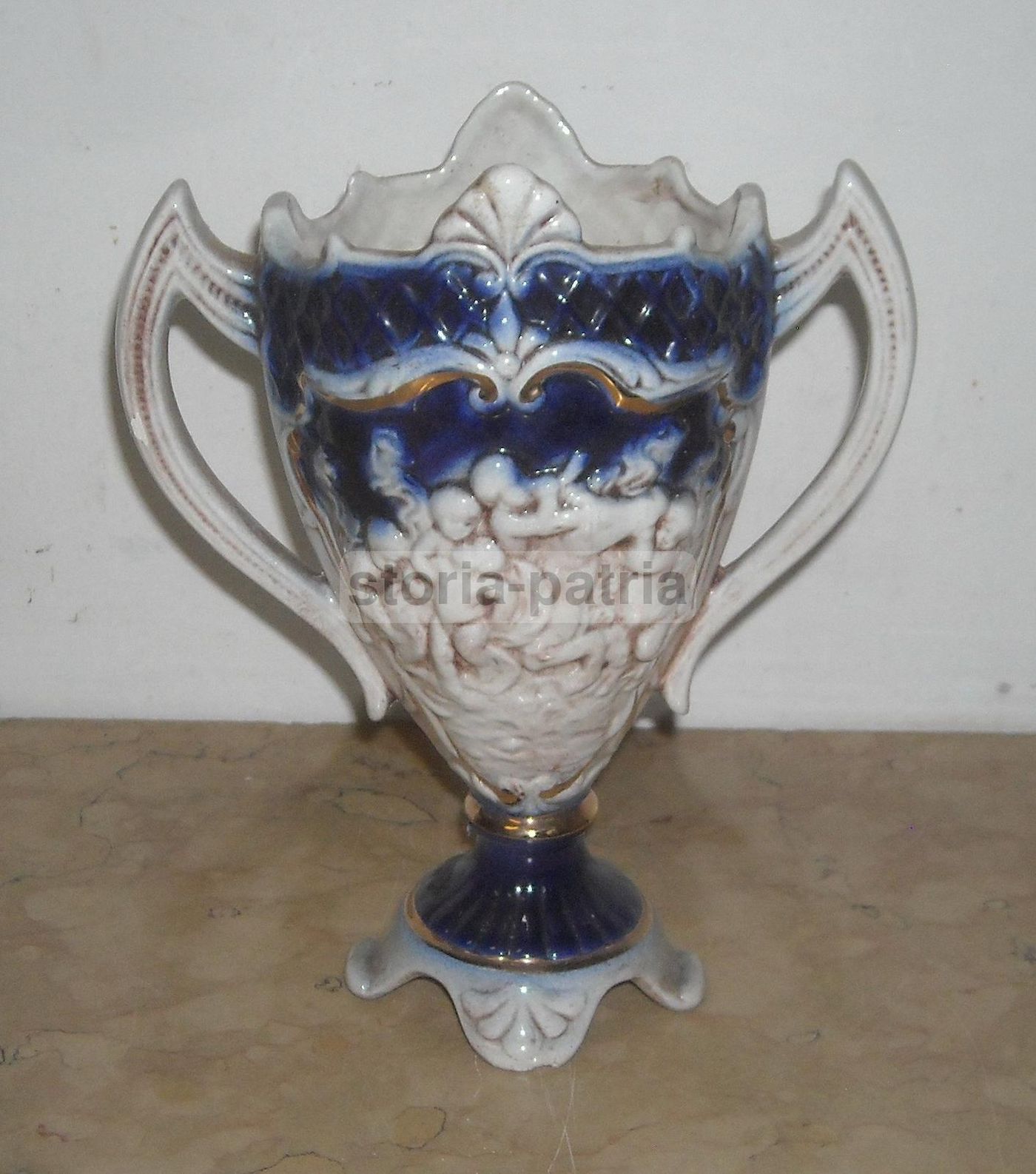 Anfora Ceramica Decorativa Mitologica, Made In Italy, Anni '50