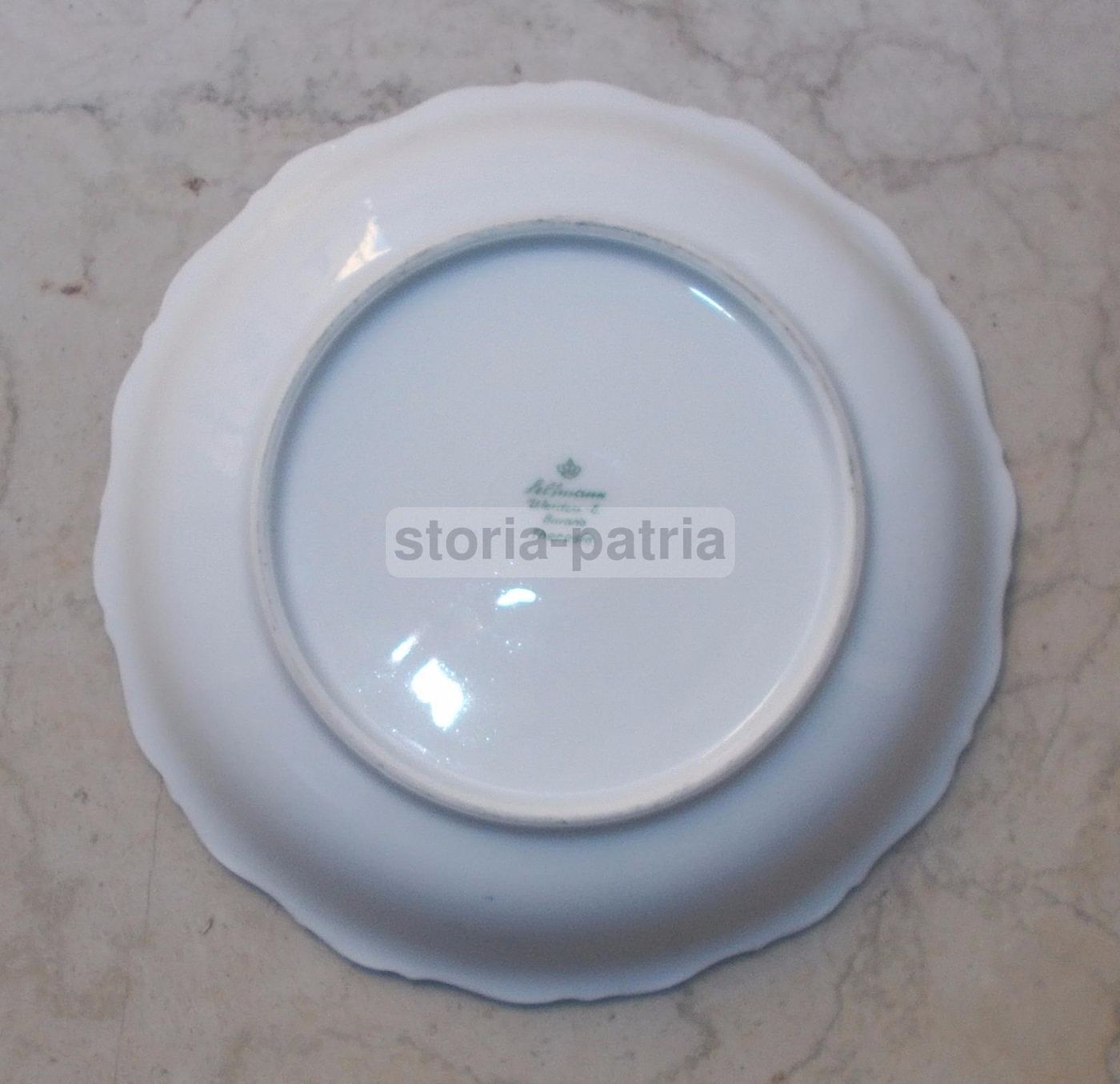 Piatto In Porcellana Bavaria Seltmann Pubblicità Shell Anni '30 '50