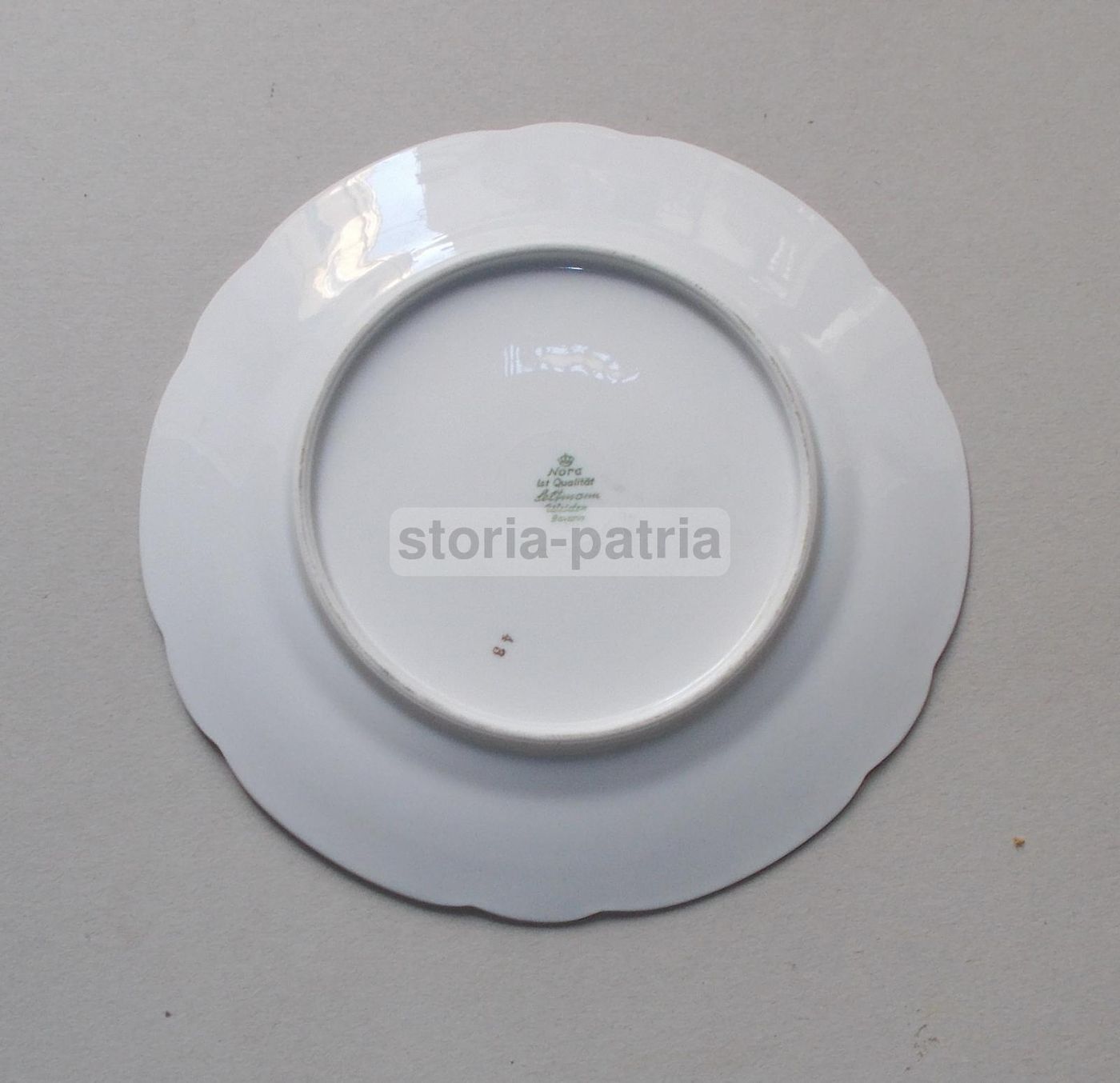 Piatto In Porcellana Bavaria Seltmann Pubblicità Shell Anni '30 '50