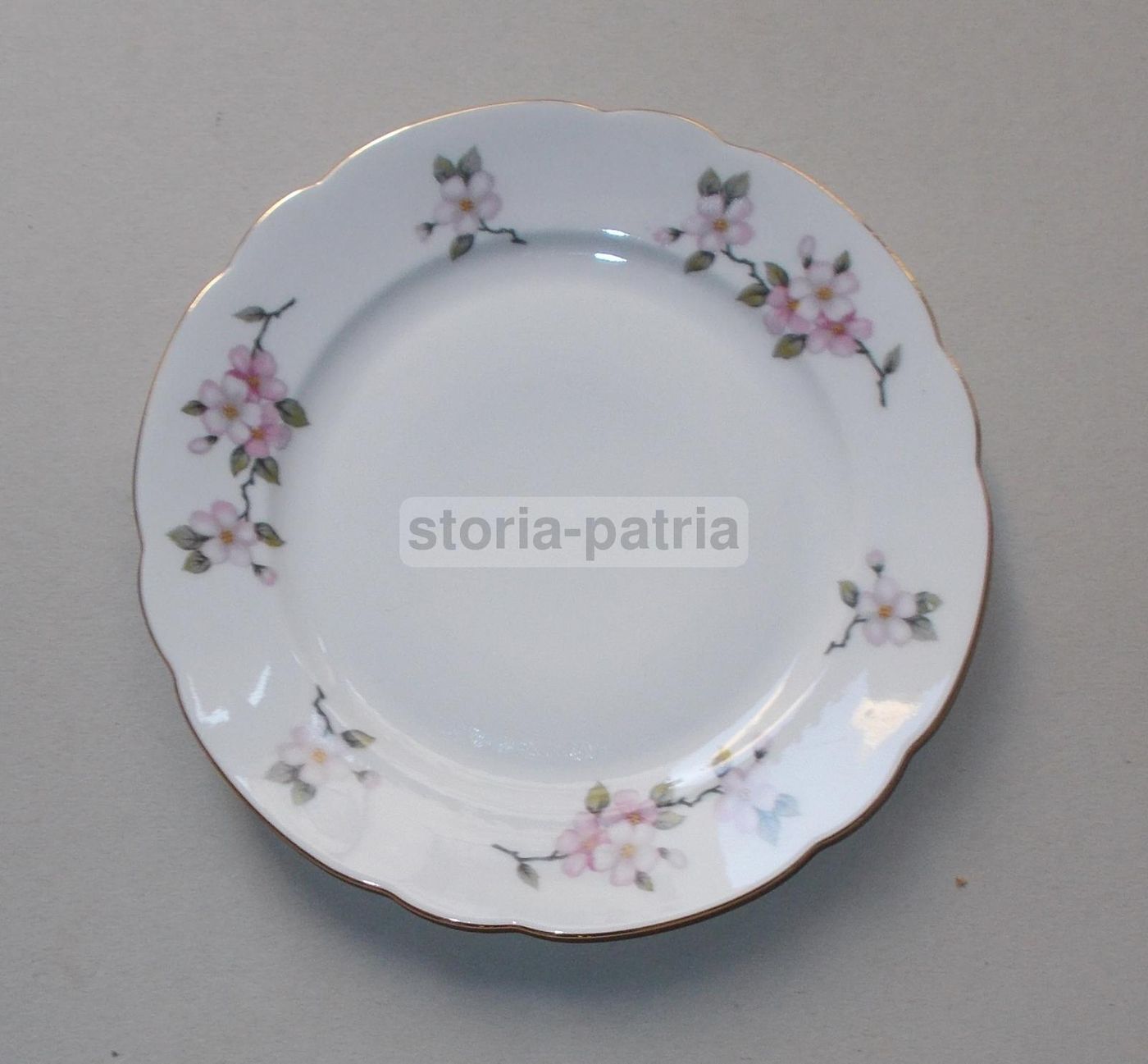 Piatto In Porcellana Seltmann Bavaria Con Decorazione Floreale, Anni '50
