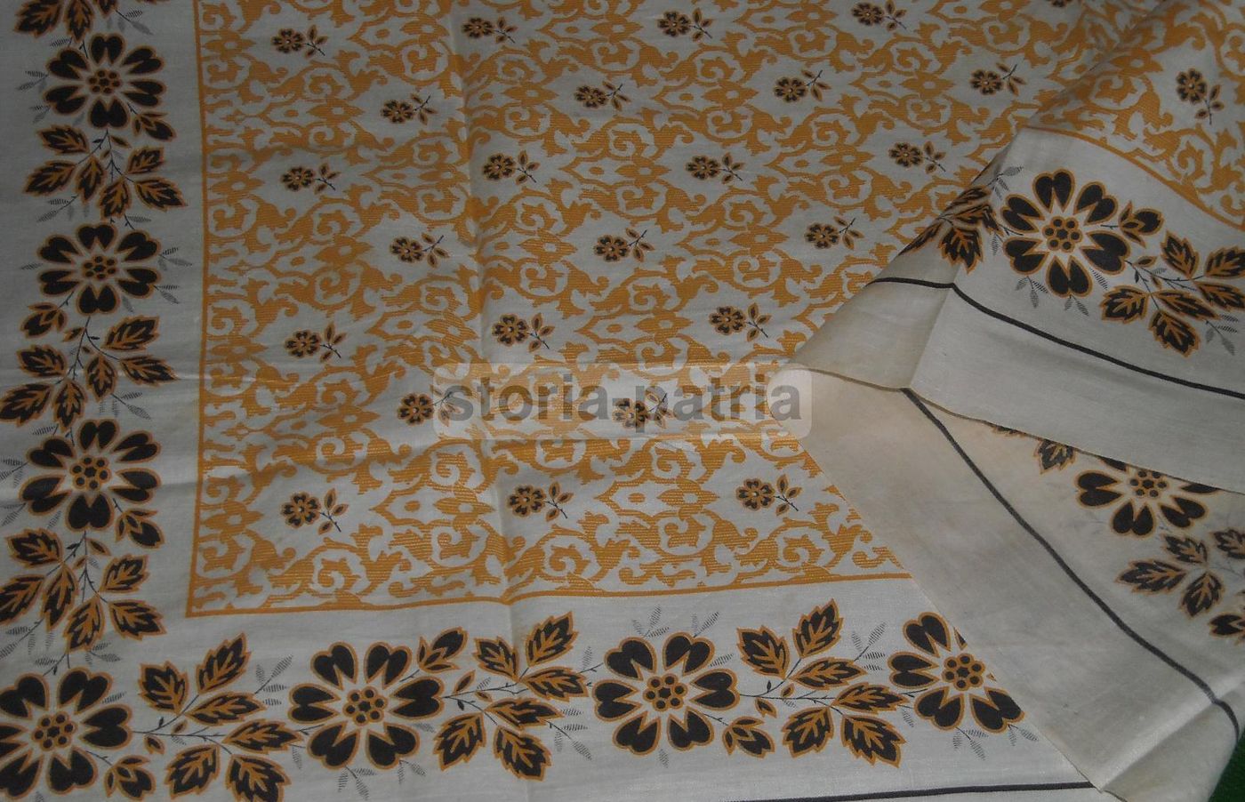 Tessuto d'Epoca Leitenberger Cosmonos Decorativo Floreale Anni '40