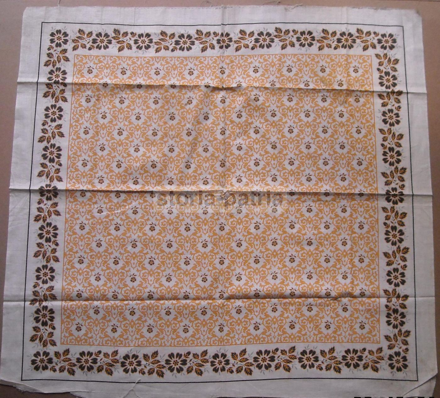 Tessuto d'Epoca Leitenberger Cosmonos Decorativo Floreale Anni '40