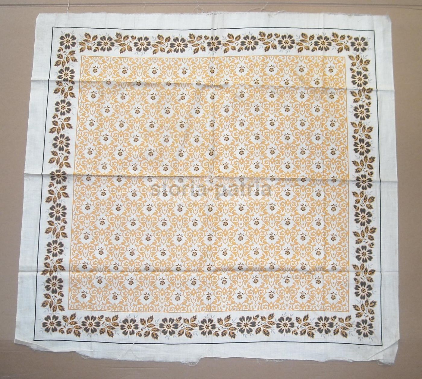 Tessuto d'Epoca Leitenberger Cosmonos Decorativo Floreale Anni '40