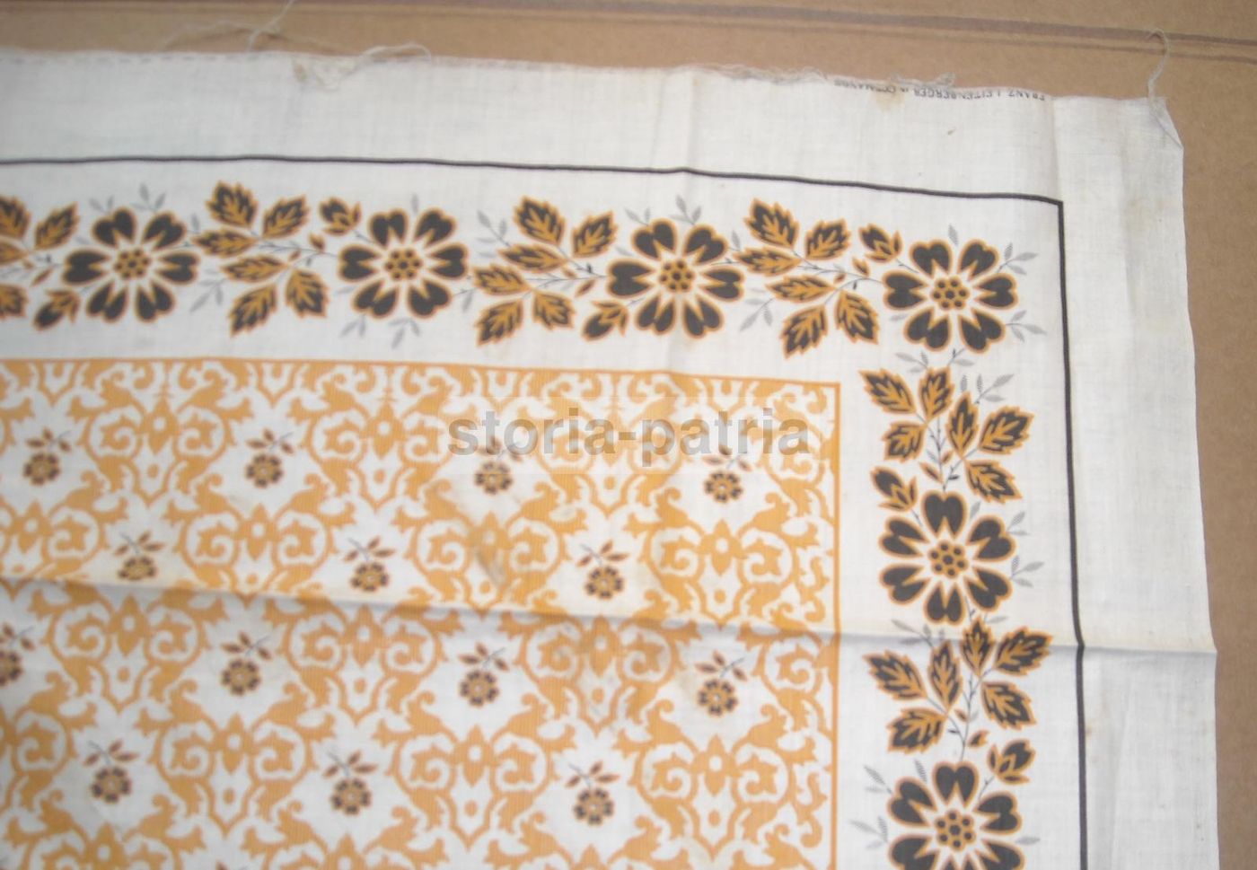 Tessuto d'Epoca Leitenberger Cosmonos Decorativo Floreale Anni '40