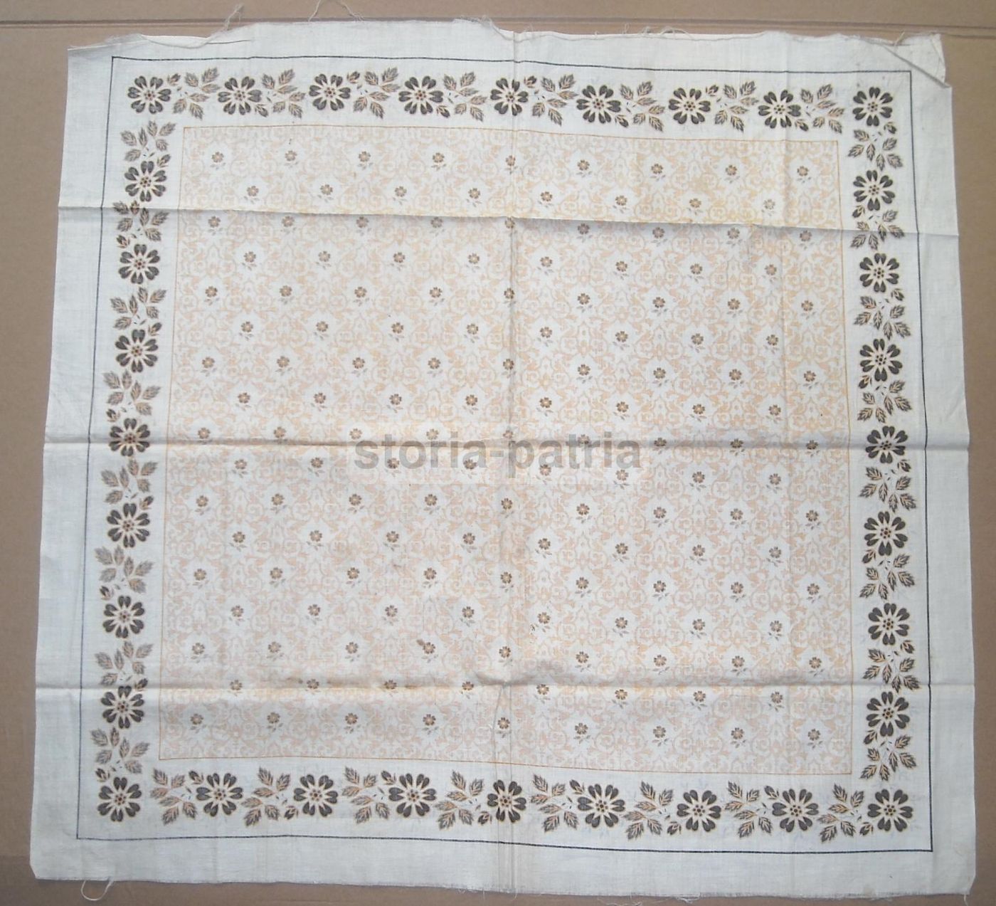 Tessuto d'Epoca Leitenberger Cosmonos Decorativo Floreale Anni '40