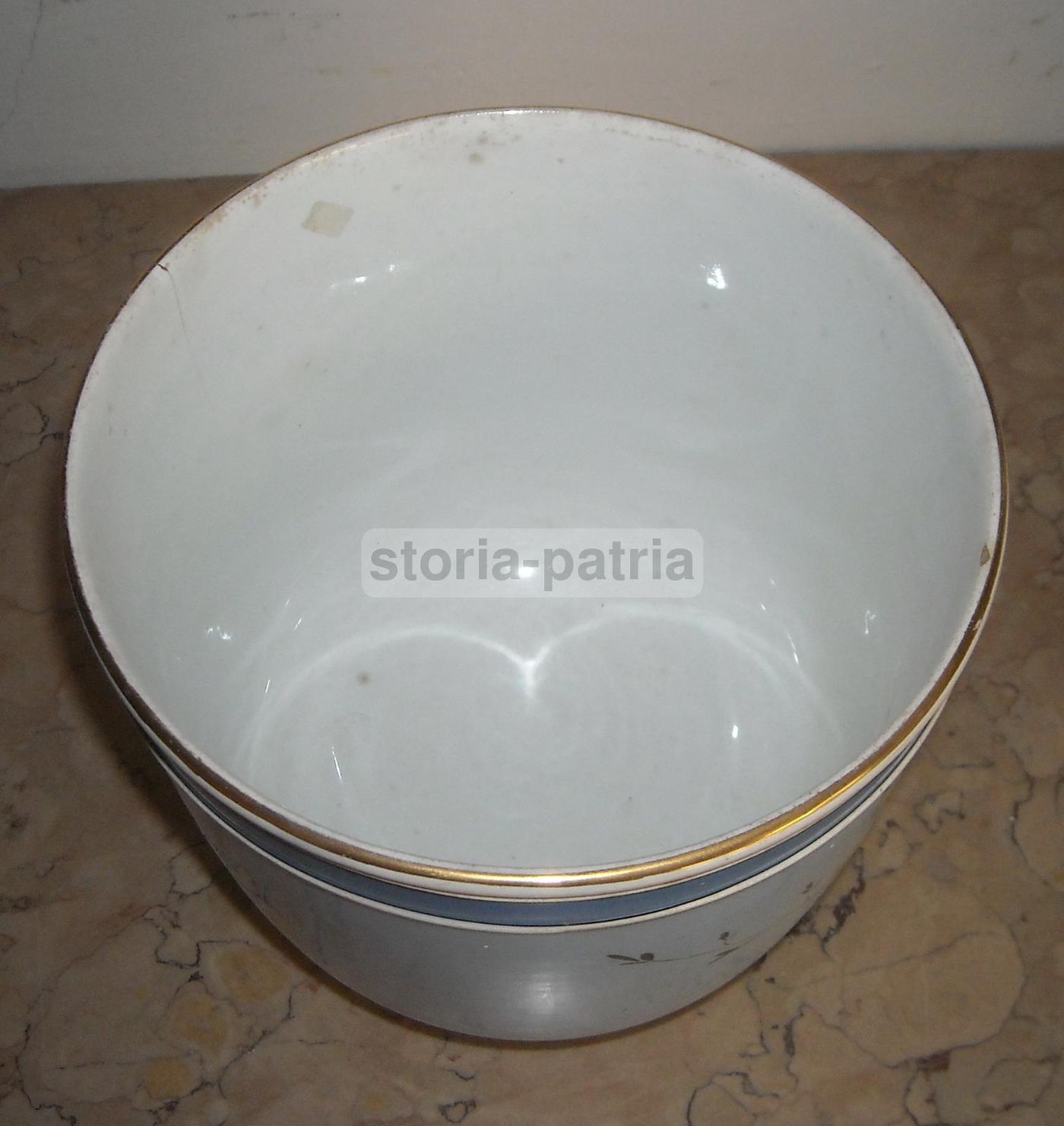 Vaso Cachepot In Ceramica Verbanum Laveno, Stile Liberty Floreale, Circa 1900