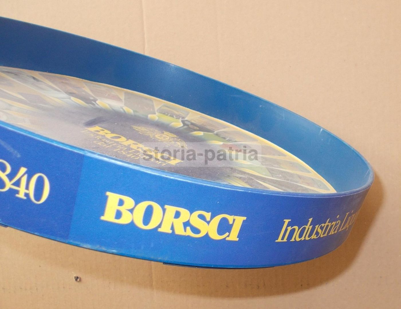 Vassoio Pubblicitario Borsci Liquori Tajga Anni '90 Vintage