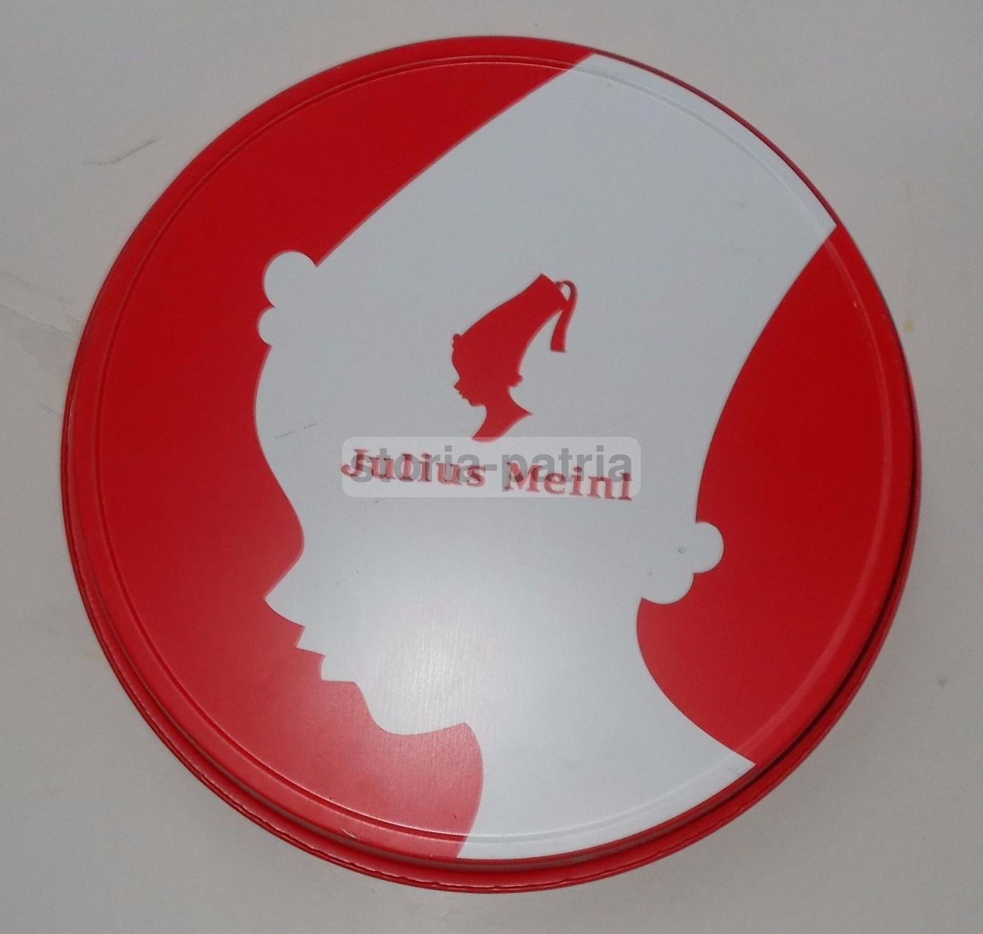 Vassoio Pubblicitario Julius Meinl Caffè Bianco Rosso Metallo