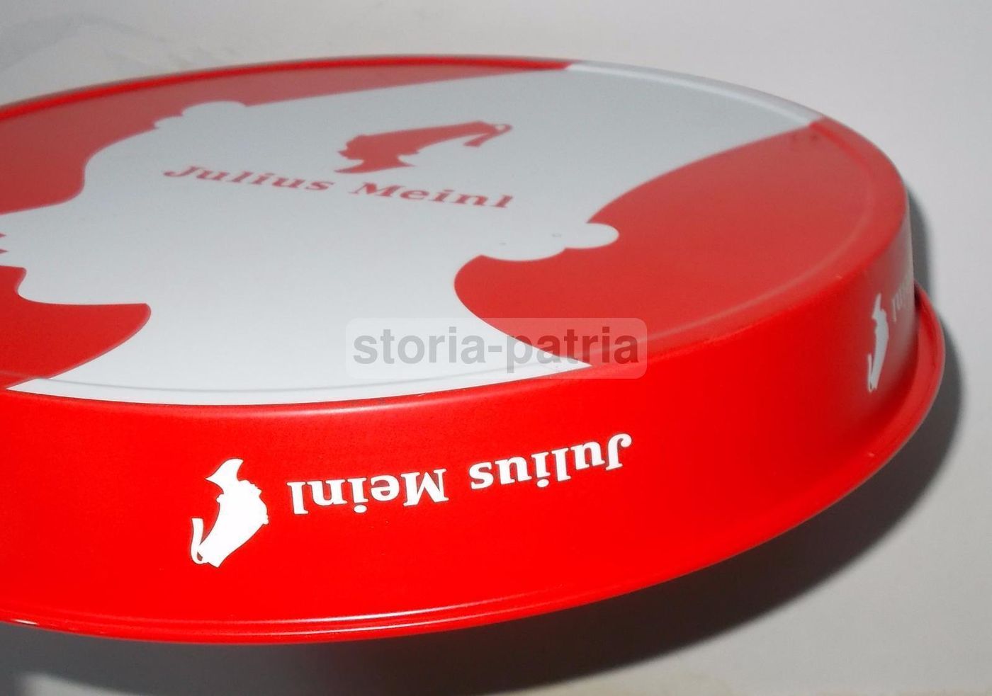 Vassoio Pubblicitario Julius Meinl Caffè Bianco Rosso 35 Cm