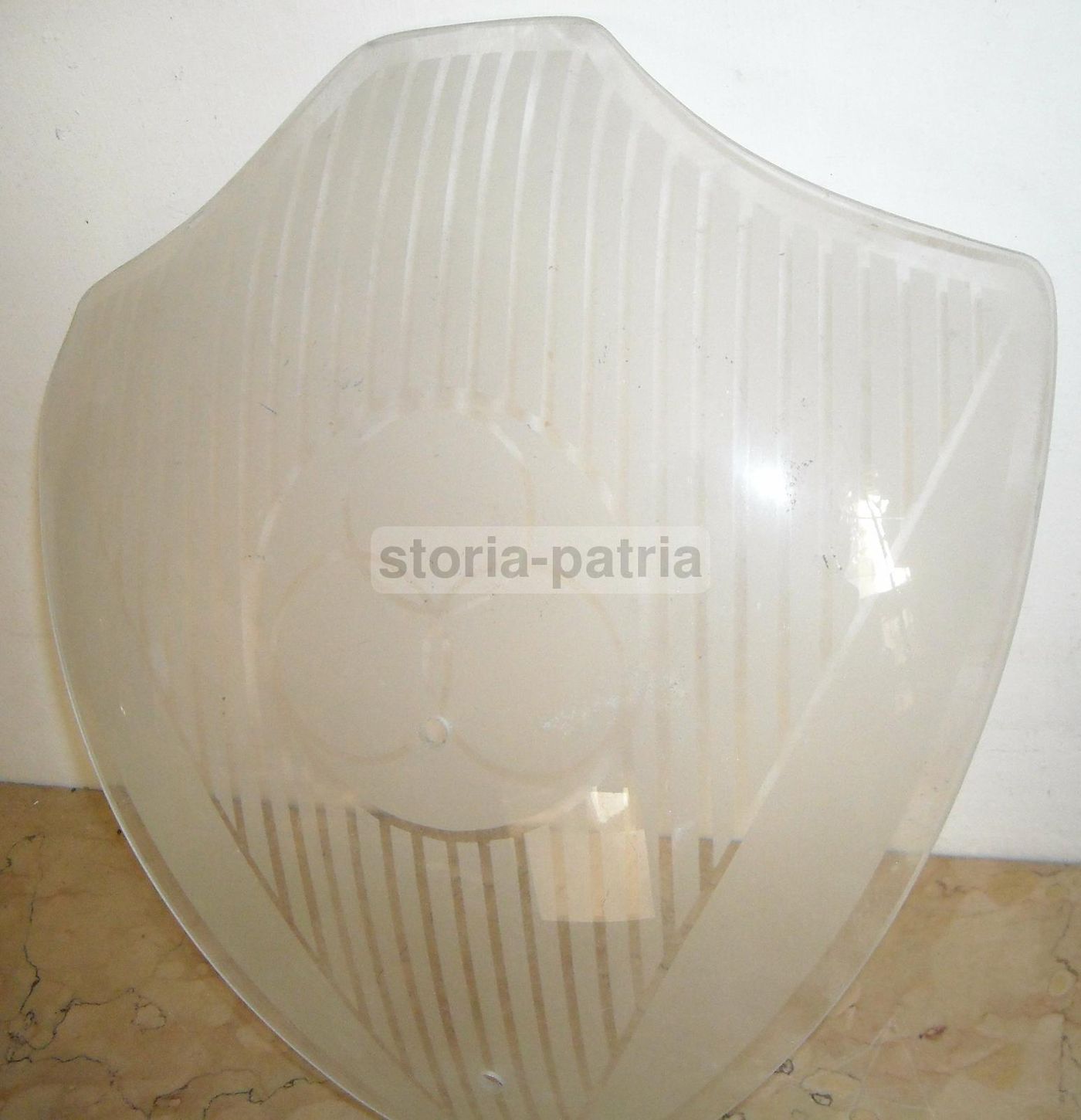 Coppa Paralume In Vetro Decorato, Anni '30 '60