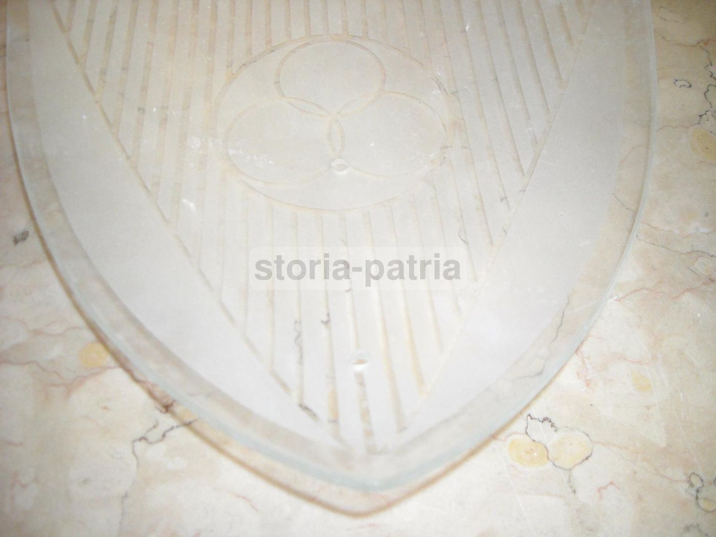 Coppa Paralume In Vetro Decorato, Anni '30 '60