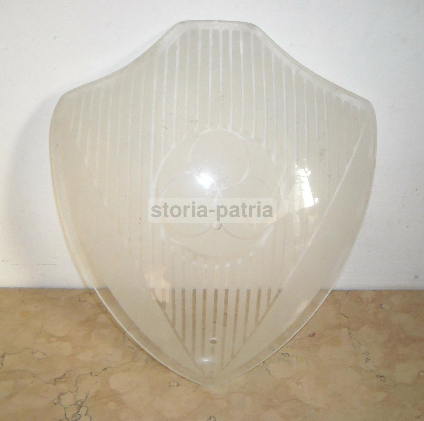 Coppa Paralume In Vetro Decorato, Anni '30 '60