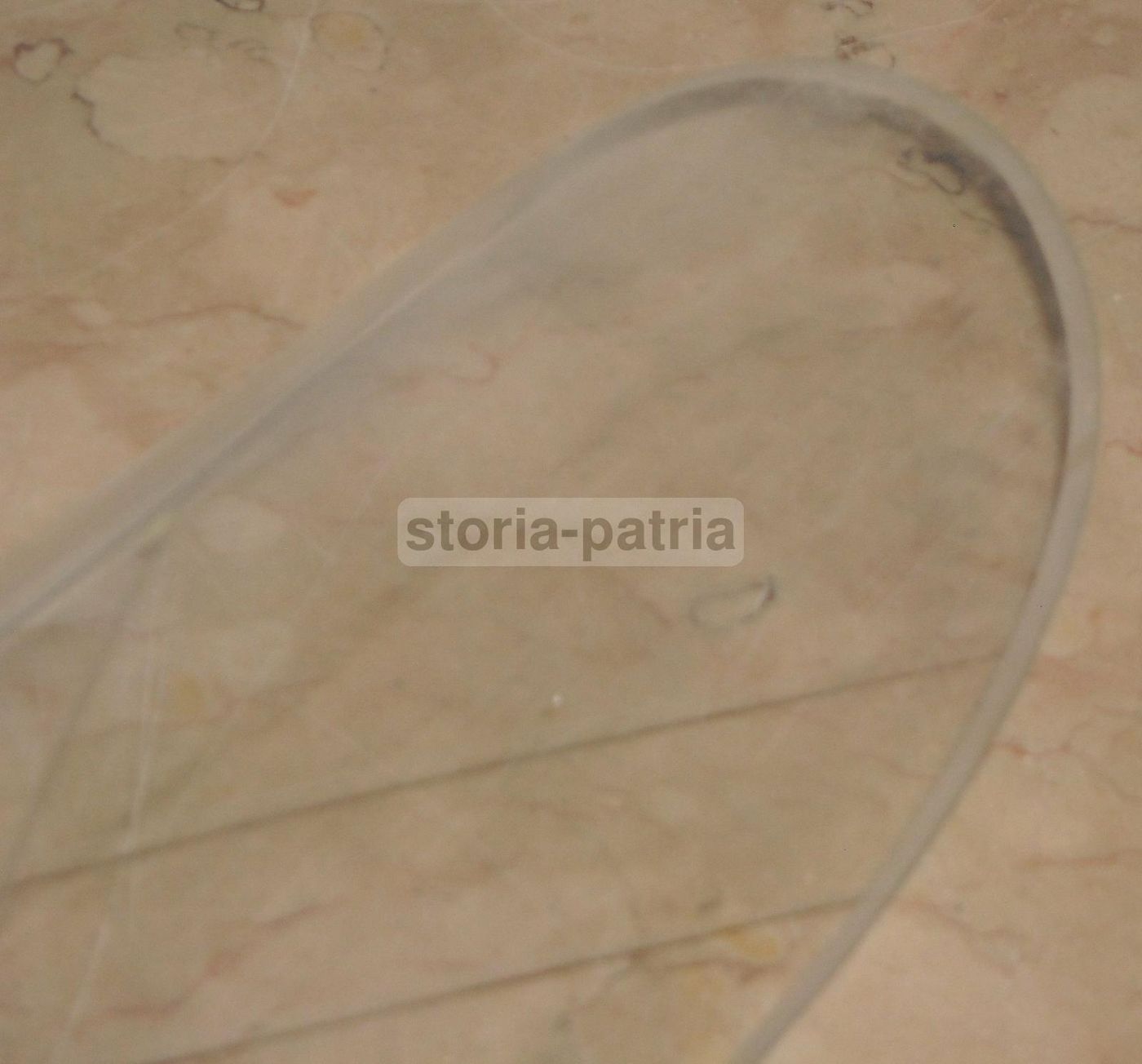 Coppa Vetro Per Lampada Decorata Vintage Anni '30 '60
