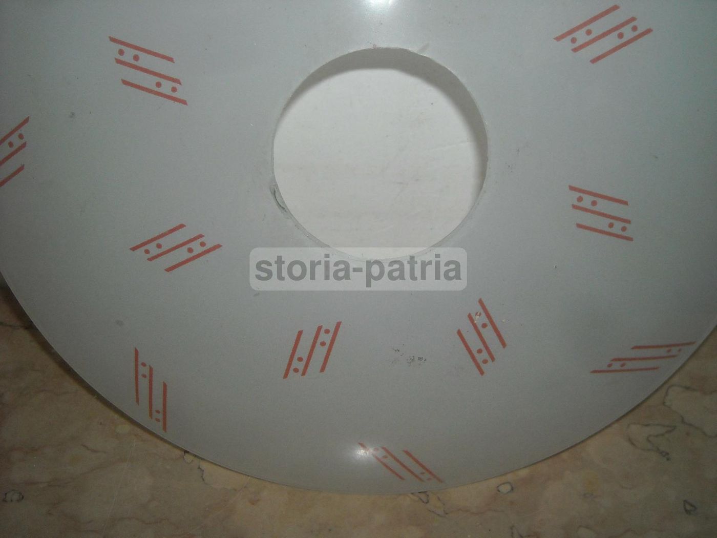 Coppa Vetro Lampada Anni 30 60 Decorazione Rossa Satinato