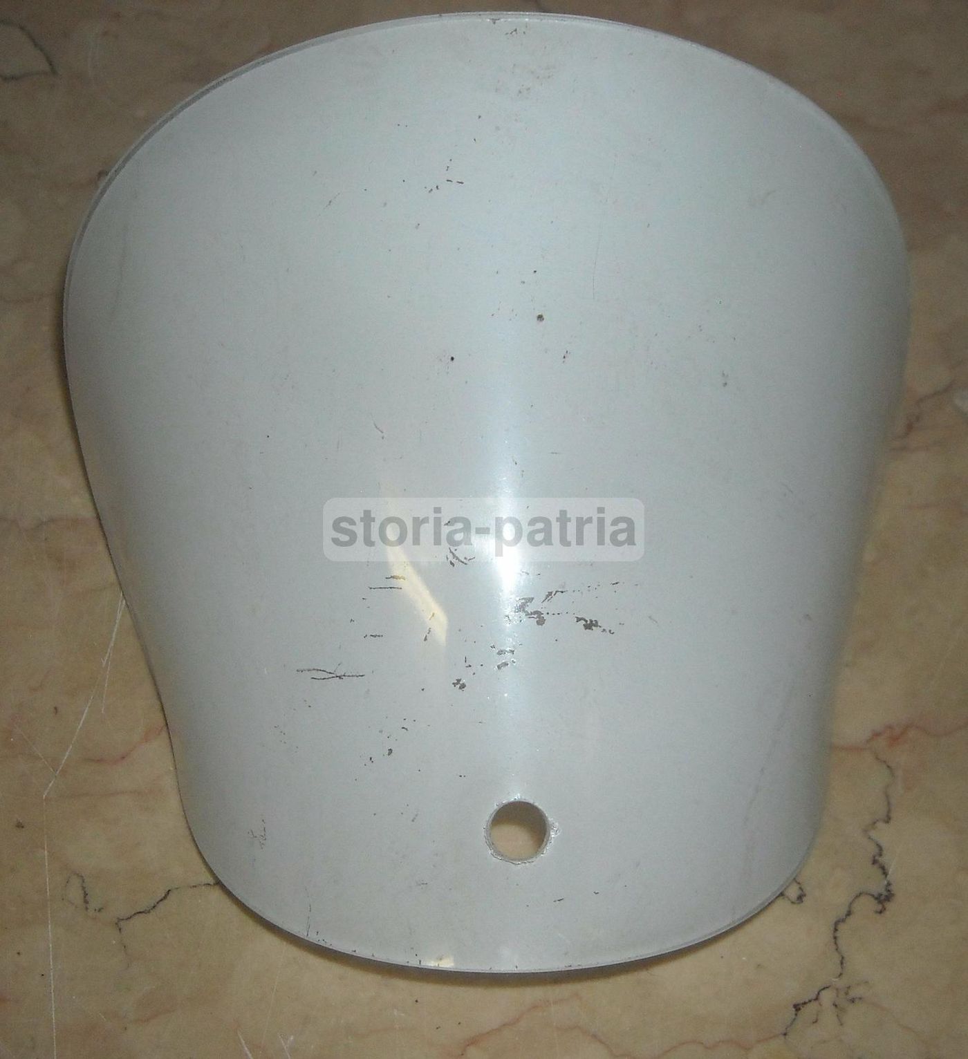 Coppa Vetro Satinato Per Lampada Vintage Anni '30 '60