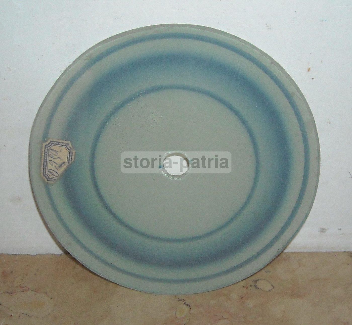 Vetro Decorativo Per Lampada Colorato, Anni 1930 1960