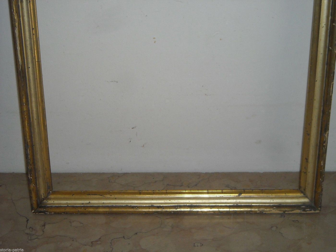 Cornice Antica Dorata (fine XIX   Inizio XX Secolo) In Legno, 43x30 Cm
