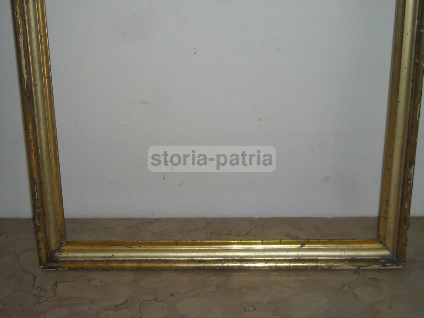 Cornice Antica Dorata (fine XIX   Inizio XX Secolo) In Legno, 43x30 Cm