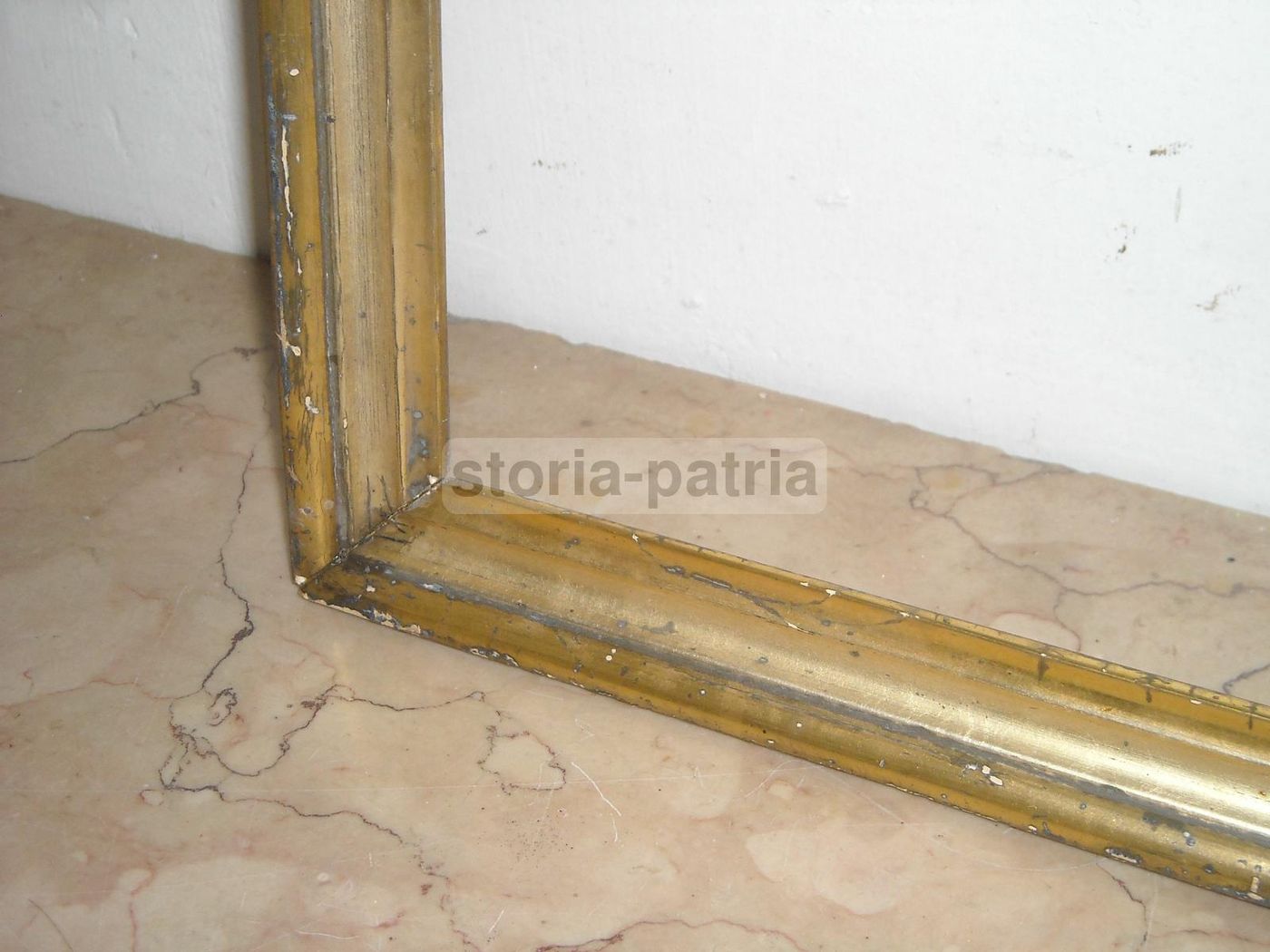 Cornice Antica Dorata (fine XIX   Inizio XX Secolo) In Legno, 43x30 Cm
