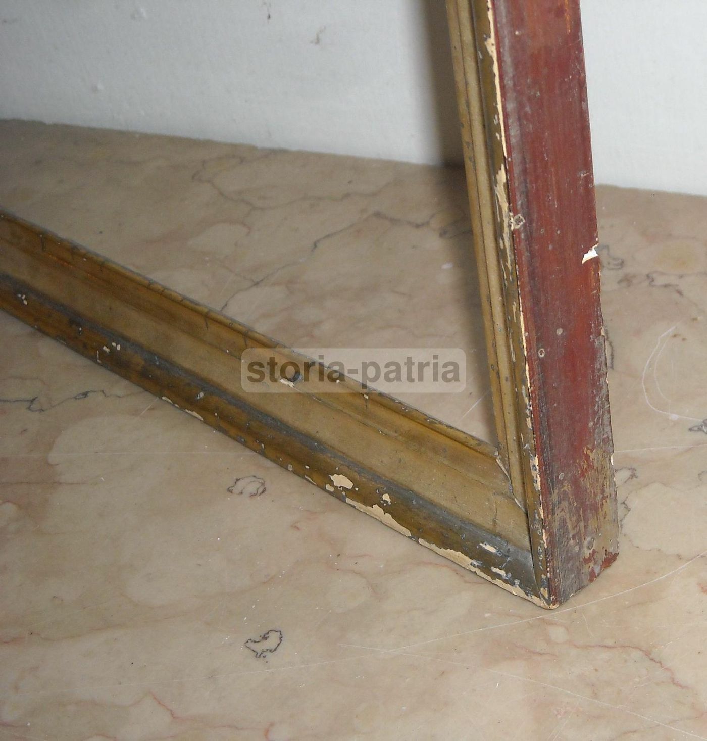 Cornice Antica Dorata (fine XIX   Inizio XX Secolo) In Legno, 43x30 Cm