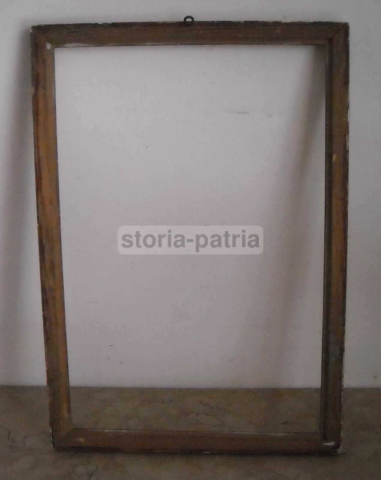 Cornice Antica Dorata (fine XIX   Inizio XX Secolo) In Legno, 43x30 Cm
