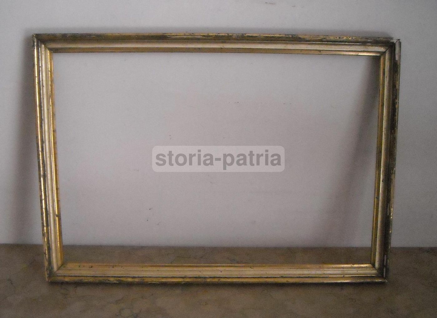 Cornice Antica Dorata (fine XIX   Inizio XX Secolo) In Legno, 43x30 Cm