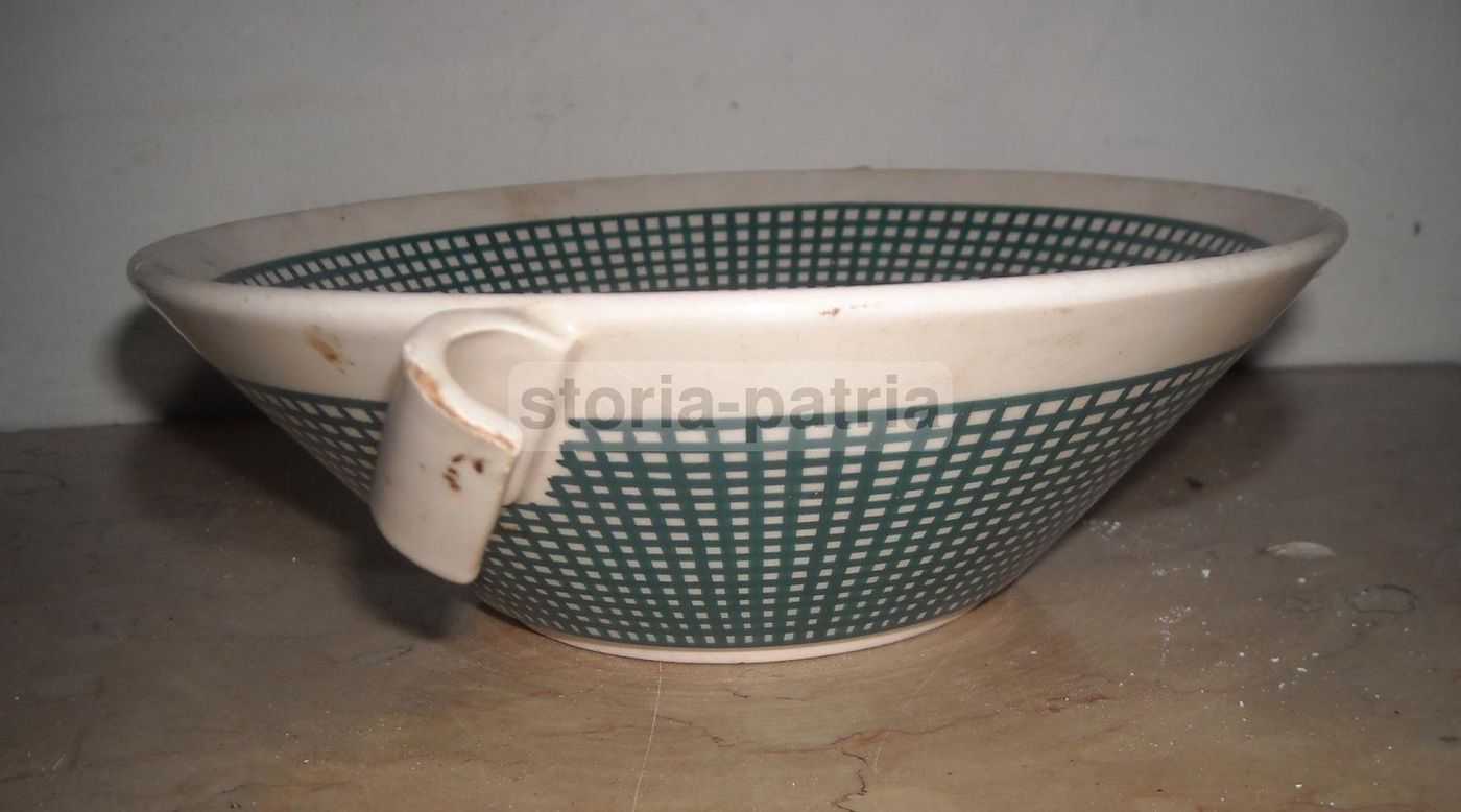 Ceramica Pucci Umbertide, Anni '50, Scodella Decorativa Verde