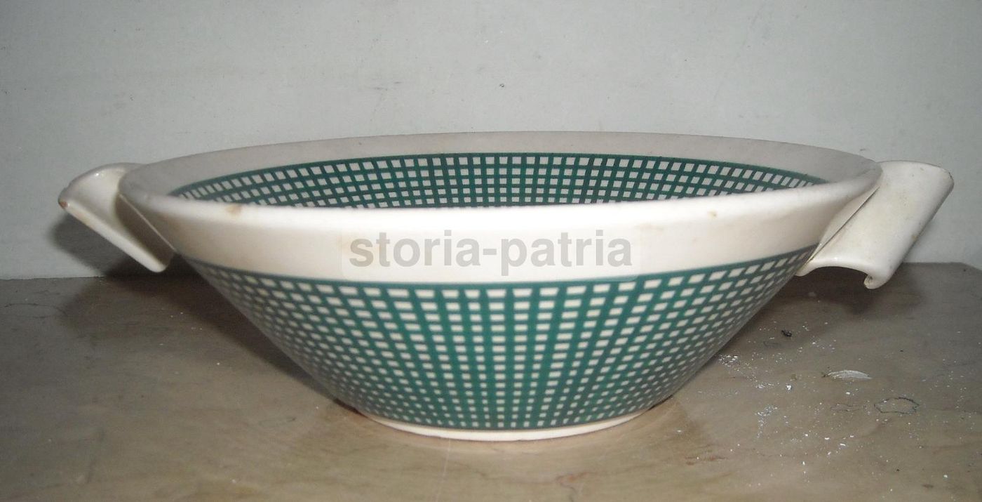 Ceramica Pucci Umbertide, Anni '50, Scodella Decorativa Verde
