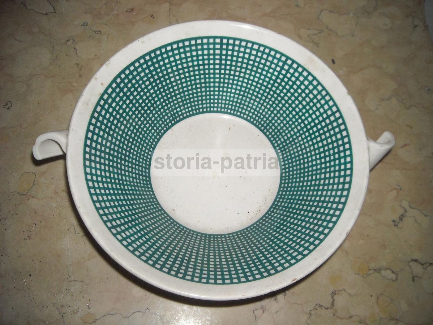 Ceramica Pucci Umbertide, Anni '50, Scodella Decorativa Verde