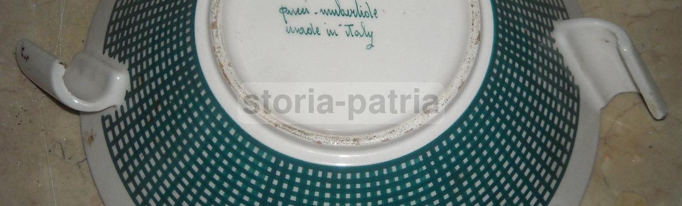 Ceramica Pucci Umbertide, Anni '50, Scodella Decorativa Verde