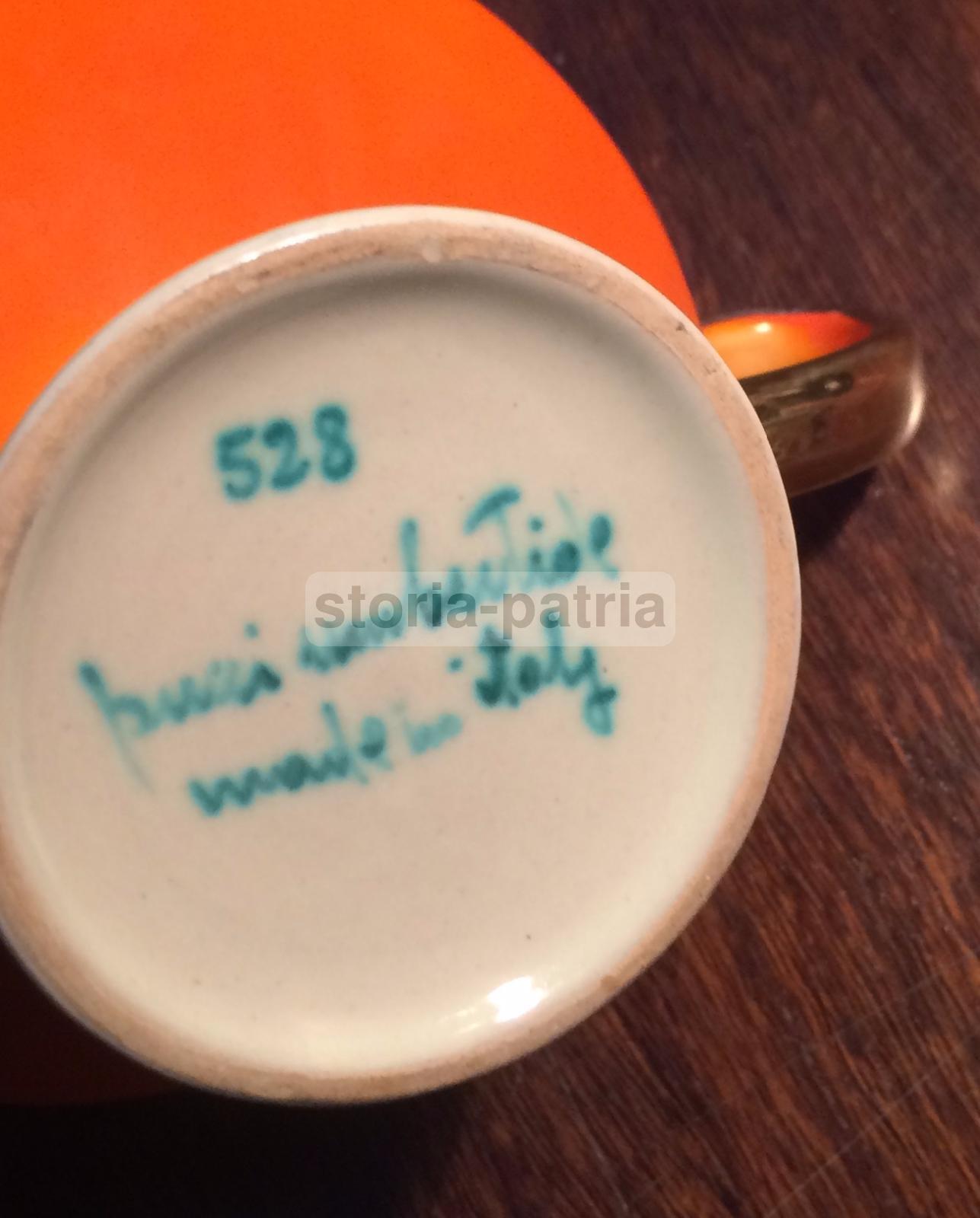 Ceramica Pucci Umbertide Anni '30 '50 Lampada Bugia Vintage