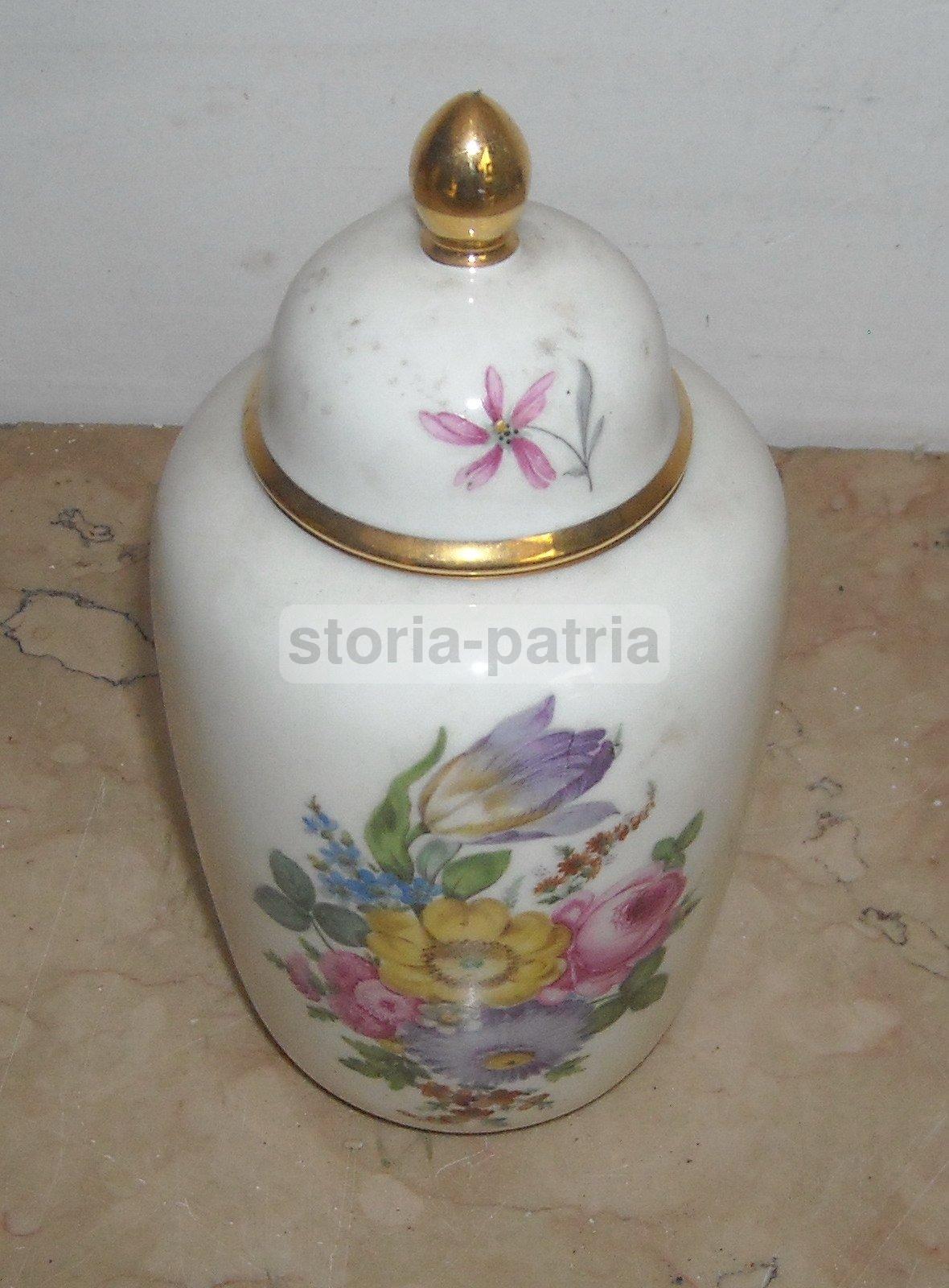 Porcellana Hutschenreuther Hohenberg Con Decori Floreali, Germania