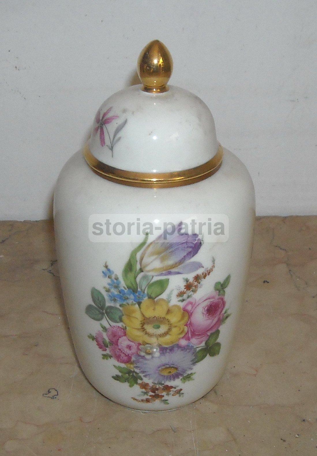 Porcellana Hutschenreuther Hohenberg Con Decori Floreali, Germania