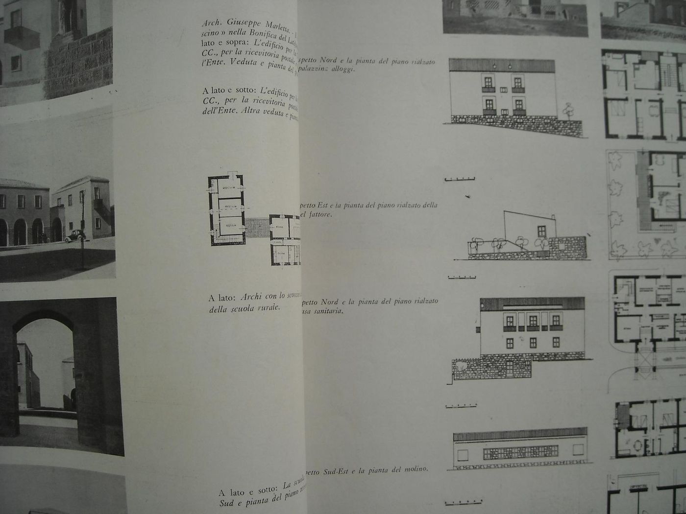 Rivista Architettura: Piacentini, 1943, Vaccaro, Marletta, Bonifica