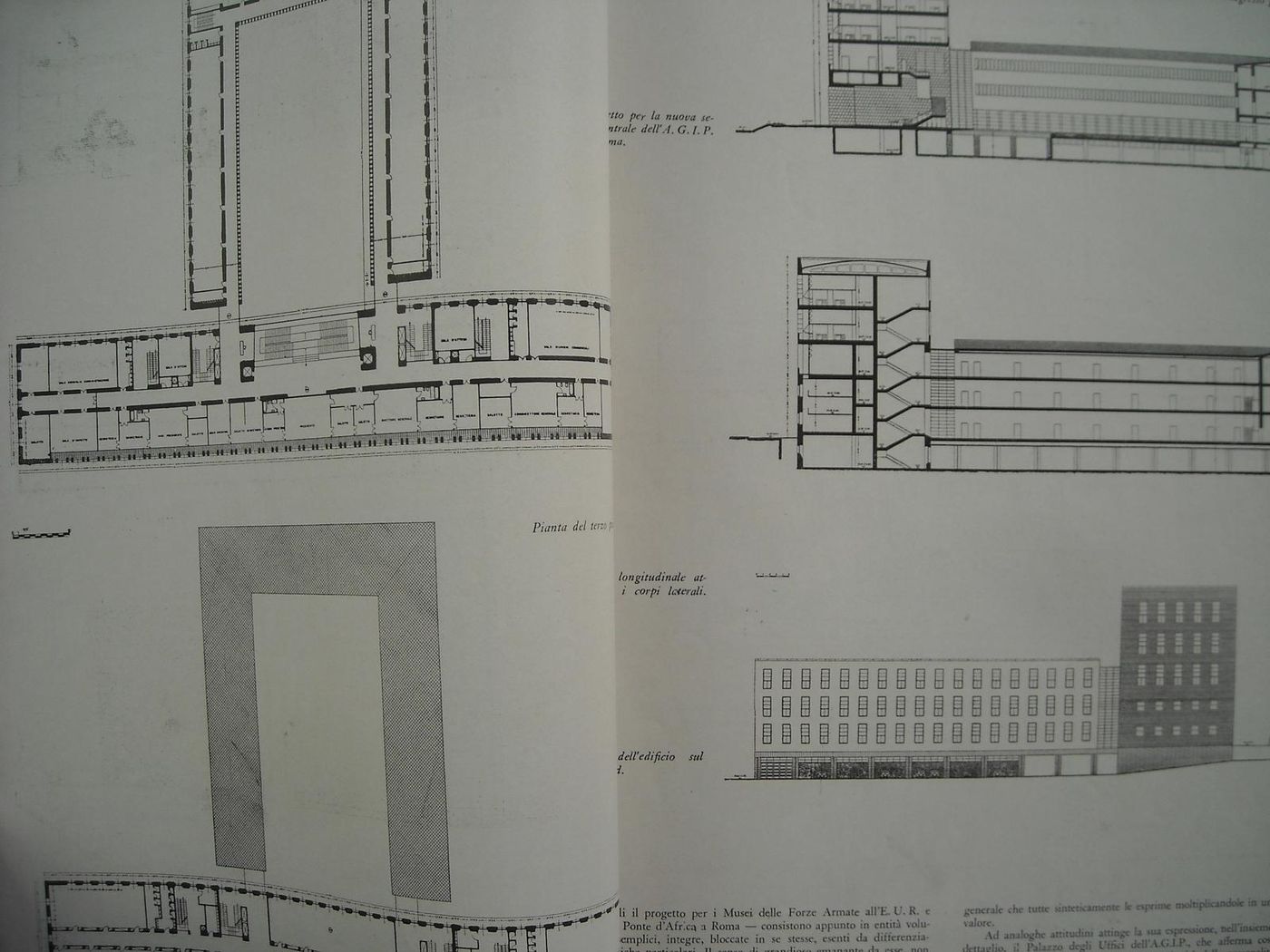 Rivista Architettura: Piacentini, 1943, Vaccaro, Marletta, Bonifica