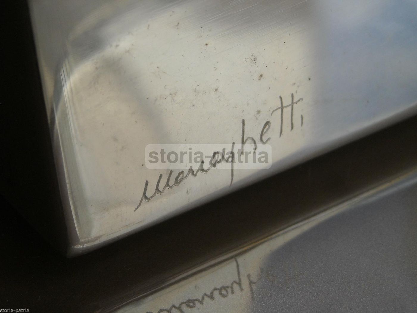 Lampada Scultura Renato Meneghetti Anni '70 Plexiglas Cromato