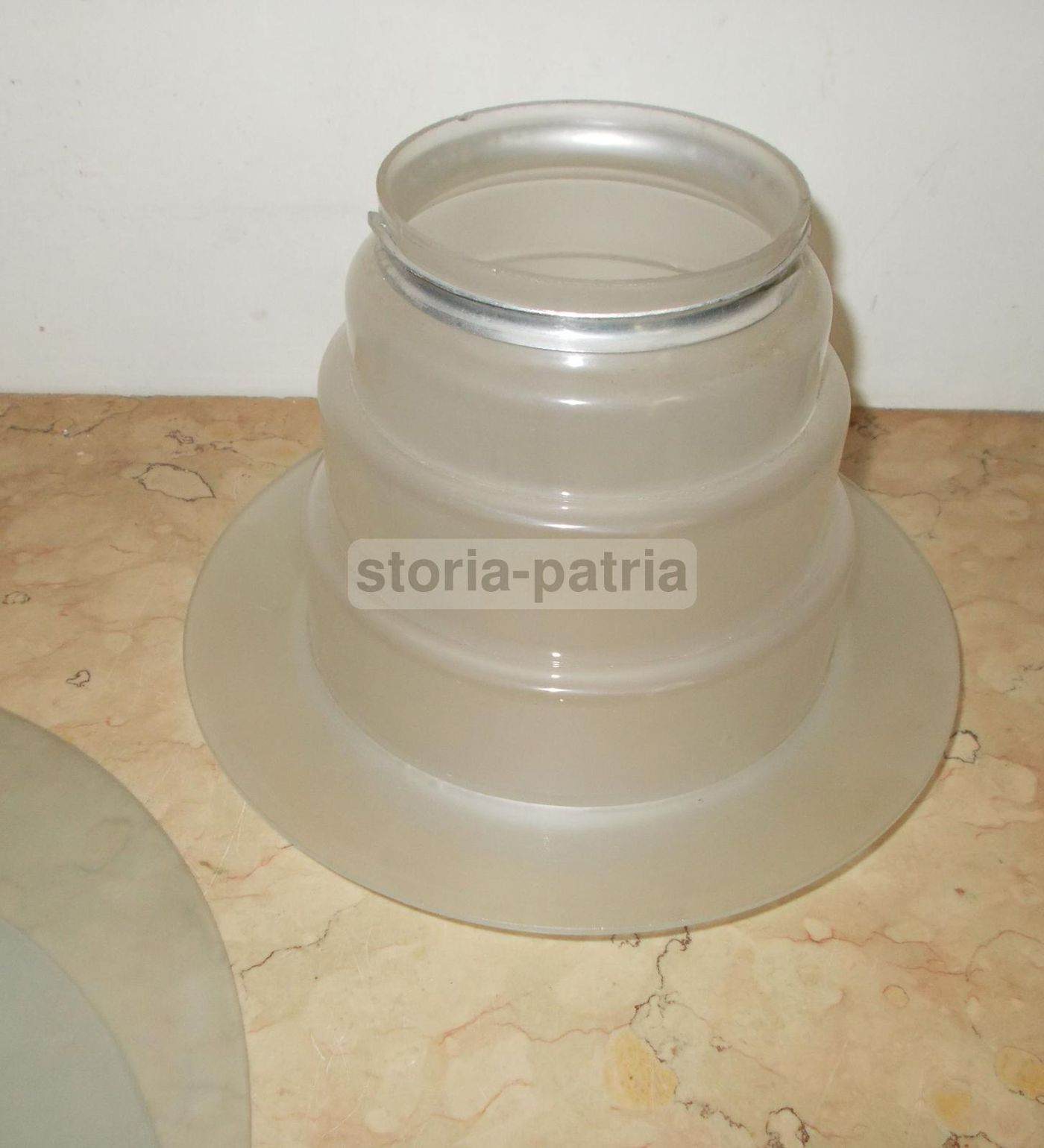 Lampadario Vintage Philips Anni '50 Con Vetri Attribuibili A Louis Kalff