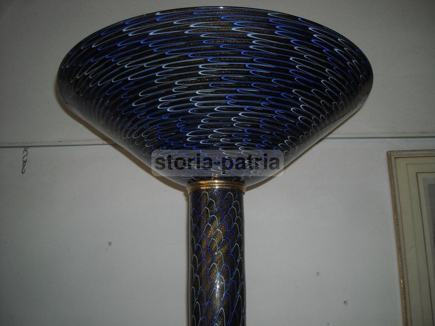 Lampada Da Pavimento In Vetro Di Murano Design Anni '70 '80