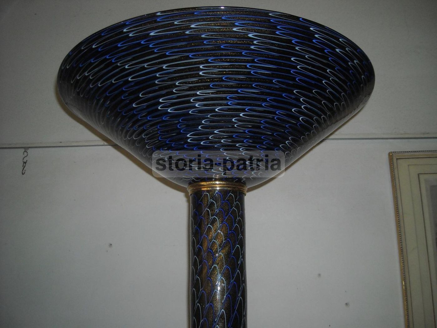Lampada Da Pavimento In Vetro Di Murano Design Anni '70 '80
