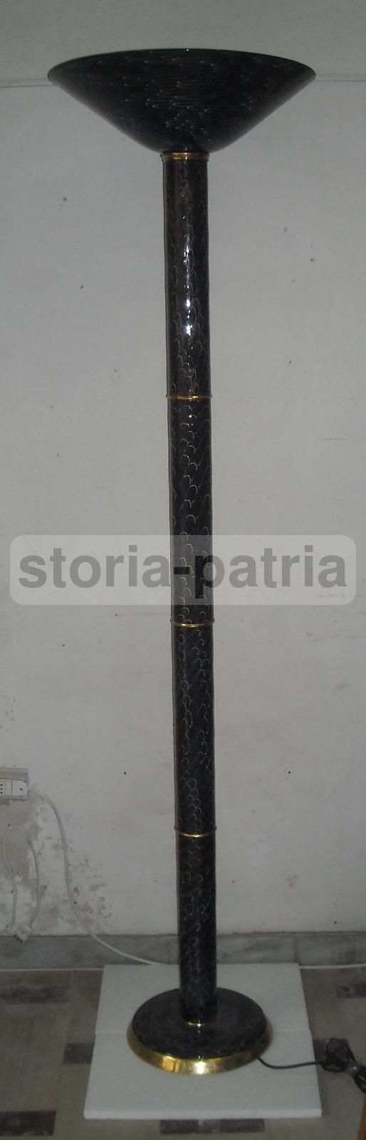 Lampada Da Pavimento In Vetro Di Murano Design Anni '70 '80