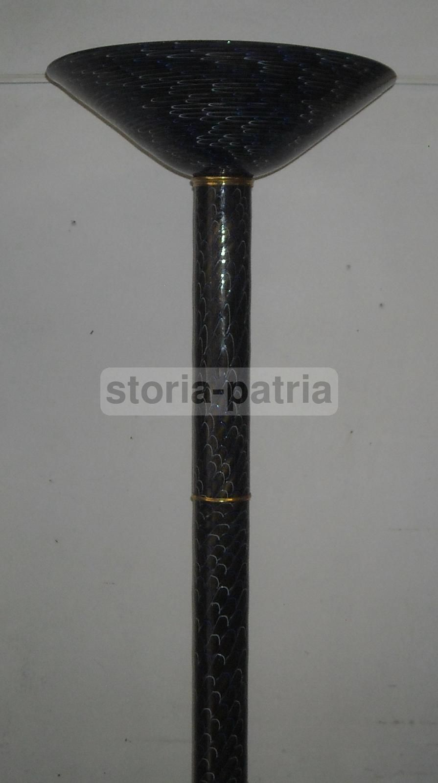 Lampada Da Pavimento In Vetro Di Murano Design Anni '70 '80