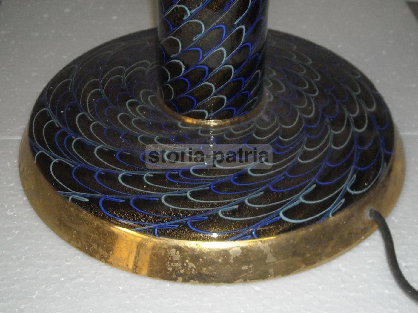 Lampada Da Pavimento In Vetro Di Murano Design Anni '70 '80