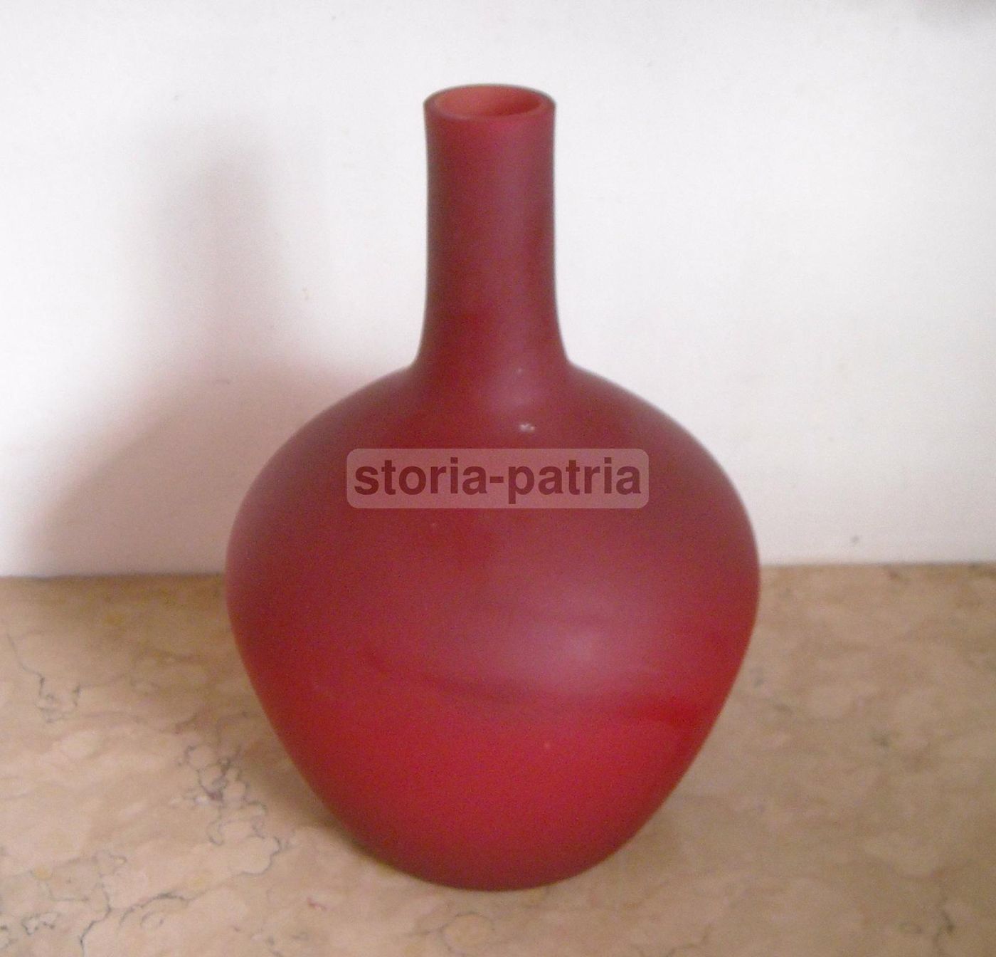 Boccia In Vetro Amaranto Murano, Anni '50 '60
