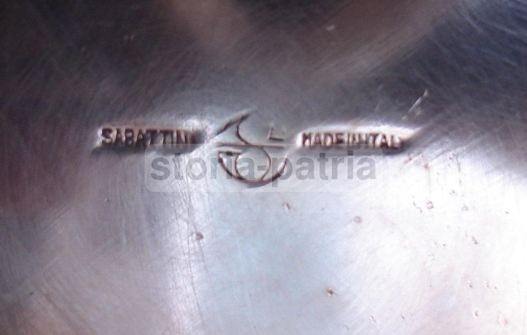 Vaso Lino Sabattini In Metallo Argentato, Anni '50