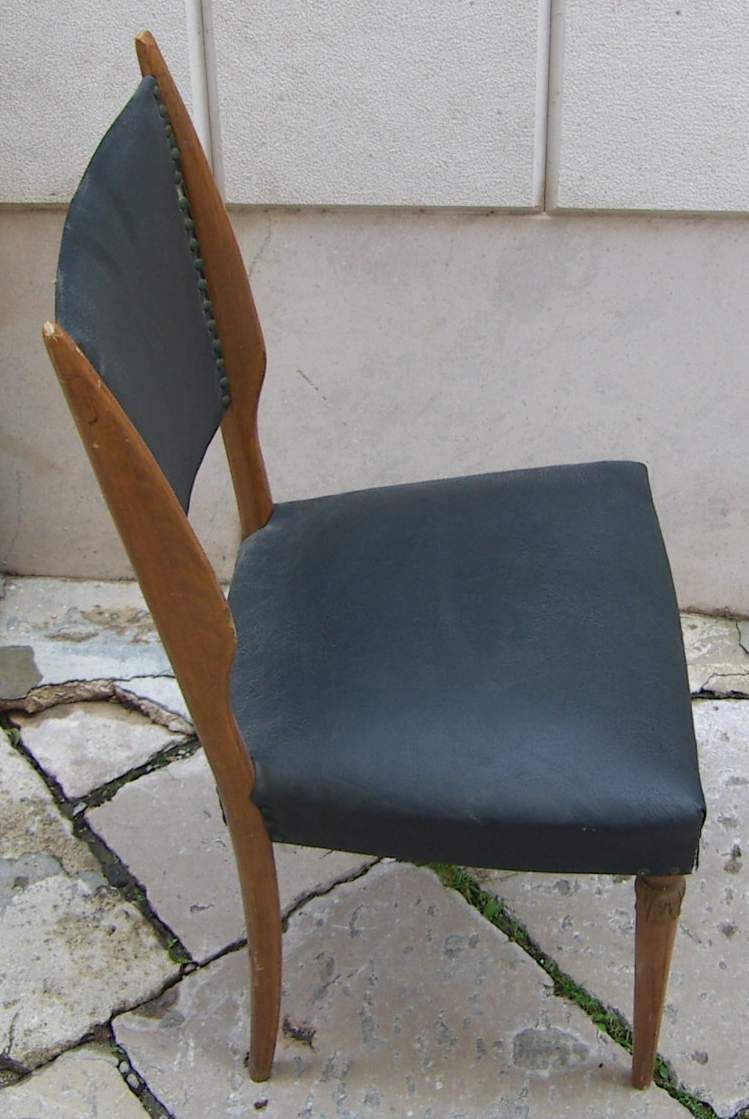 Set Di Sei Sedie Anni 50 Stile Ico Parisi