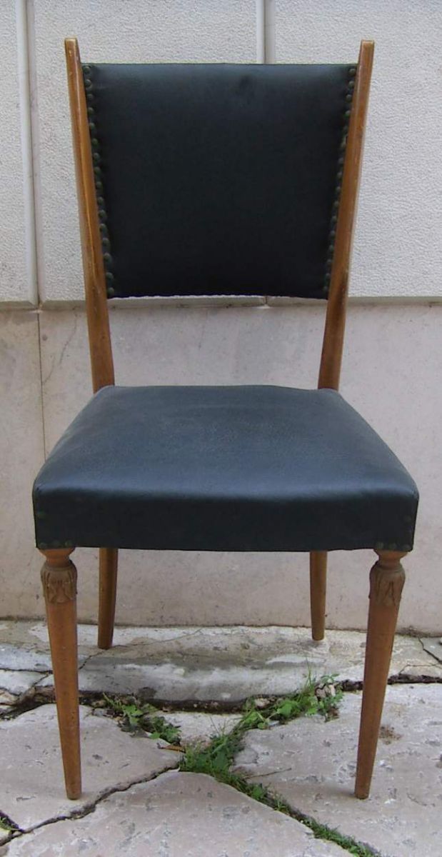 Set Di Sei Sedie Anni 50 Stile Ico Parisi