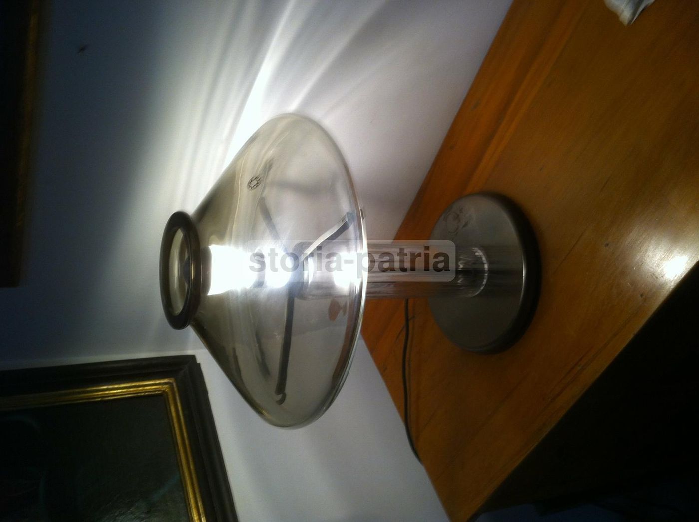 Lampada Da Tavolo Leucos, Vetro Di Murano, Anni '60 '70