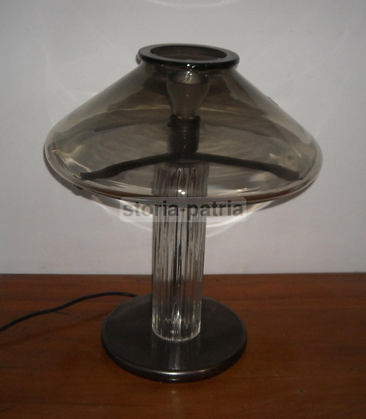Lampada Da Tavolo Leucos, Vetro Di Murano, Anni '60 '70