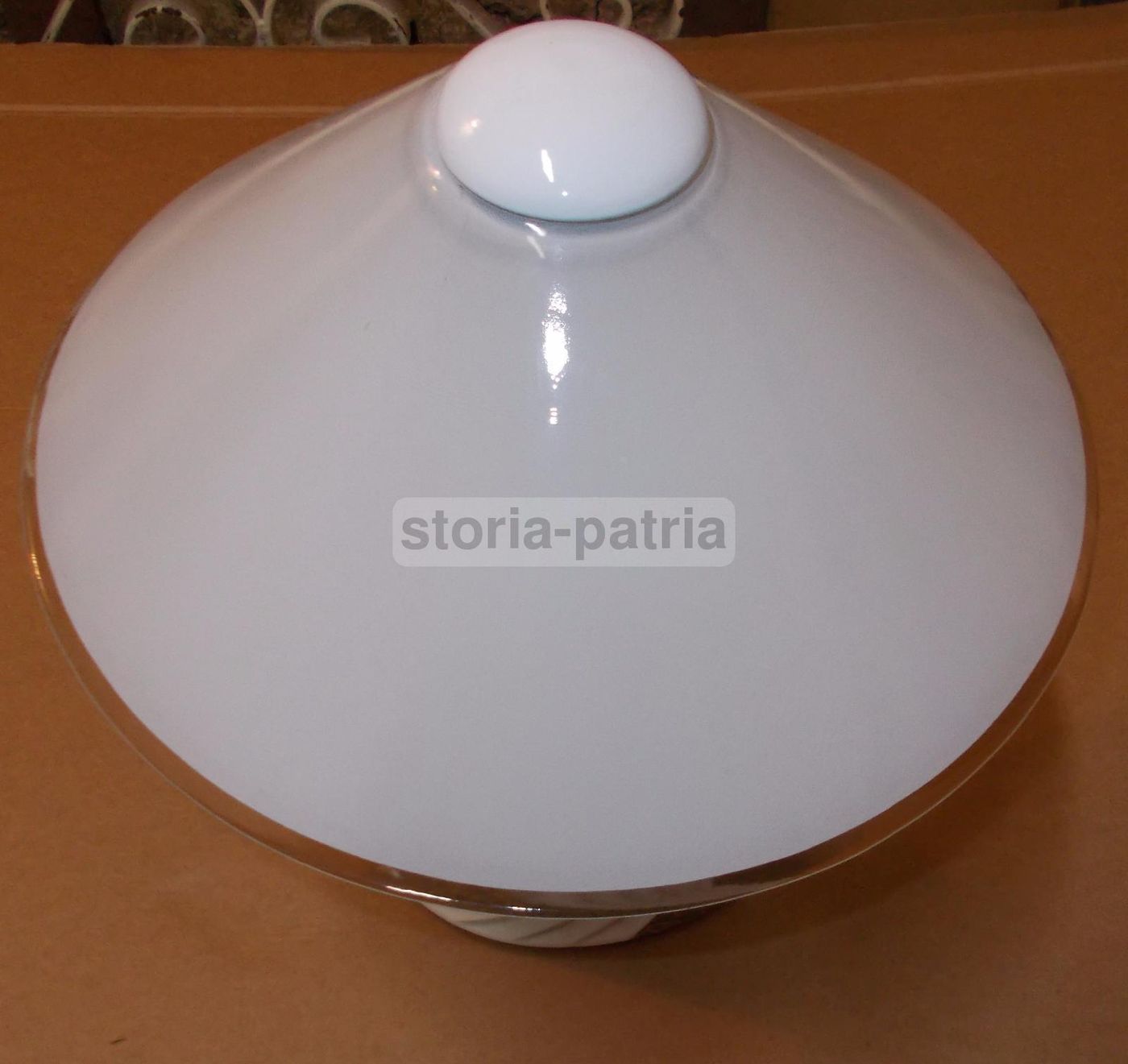 Lampada Da Tavolo Carpiè In Ceramica E Vetro, Nove (Vicenza)