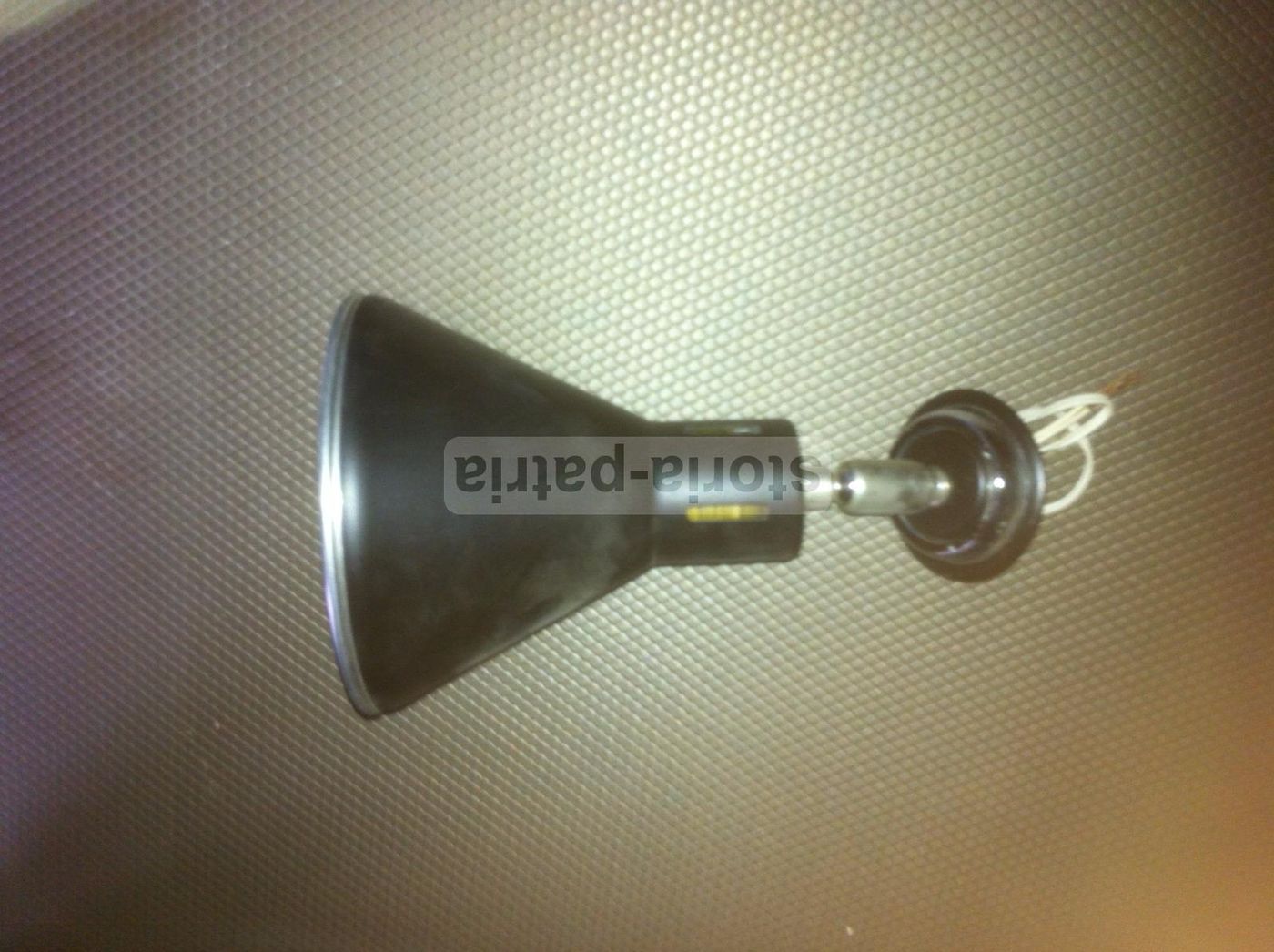 Coppia Faretti Vintage Anni '60 '70 Bianco Nero Modernariato